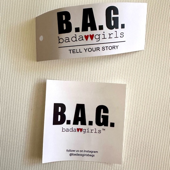 B.A.G. Bad A💗💗 Girls crossbody all leather purse - Picture 14 of 16